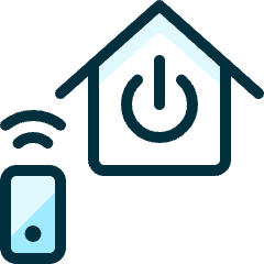 Smart House Power Icon from Ultimate Duotone Set