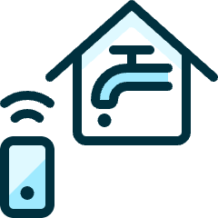 Smart House Water Icon from Ultimate Duotone Set