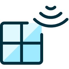 Smart House Window Icon from Ultimate Duotone Set