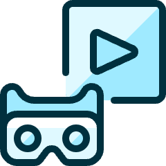 Vr Play Device 1 Icon from Ultimate Duotone Set