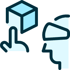 Vr User Play Icon from Ultimate Duotone Set