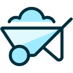 Equipment Cement Cart Icon from Ultimate Duotone Set