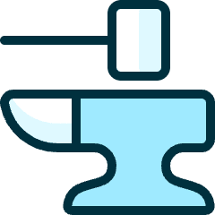 Equipment Hammer Stone Icon from Ultimate Duotone Set