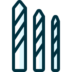 Hardware Drill Carbide Icon from Ultimate Duotone Set