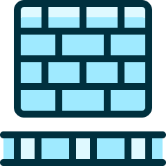 Material Brick Icon from Ultimate Duotone Set