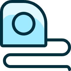 Measure Construction Icon from Ultimate Duotone Set