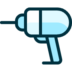 Power Tools Drill Icon from Ultimate Duotone Set