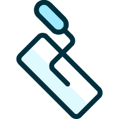 Tools Flattener Square Icon from Ultimate Duotone Set