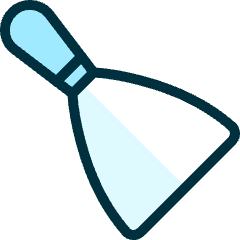 Tools Palette Trowel Icon from Ultimate Duotone Set