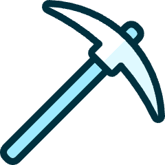 Tools Pickaxe Icon from Ultimate Duotone Set