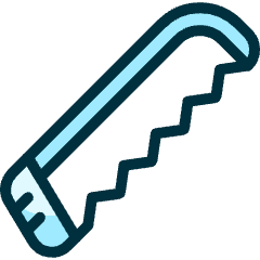 Tools Wood Saw Icon from Ultimate Duotone Set