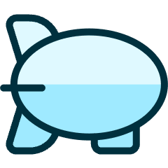 Aircraft Hot Air Balloon 1 Icon from Ultimate Duotone Set