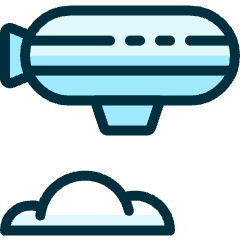 Aircraft Hotair Balloon Icon from Ultimate Duotone Set