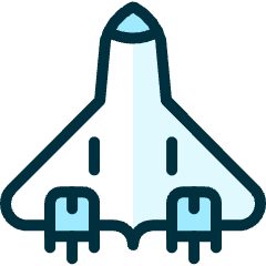 Aircraft Military Plane Icon from Ultimate Duotone Set