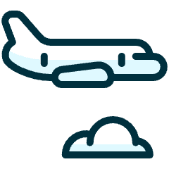 Aircraft Plane 1 Icon from Ultimate Duotone Set