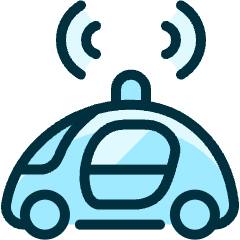 Auto Pilot Car Signal 1 Icon from Ultimate Duotone Set