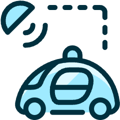 Auto Pilot Car Signal Icon from Ultimate Duotone Set