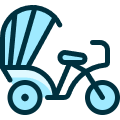 Bicycle City Guide Icon from Ultimate Duotone Set