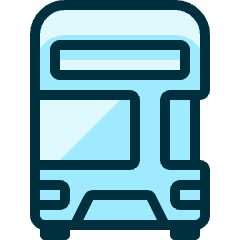 Bus Double Icon from Ultimate Duotone Set