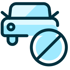 Car Actions Disable 1 Icon from Ultimate Duotone Set