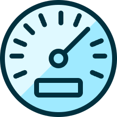 Car Dashboard Speed Icon from Ultimate Duotone Set