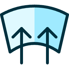 Car Dashboard Window Rear Icon from Ultimate Duotone Set