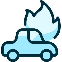 Car Repair Fire Icon from Ultimate Duotone Set