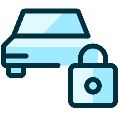 Car Repair Lock Icon from Ultimate Duotone Set