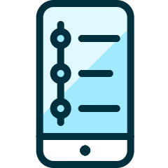 Navigation Smartphone Icon from Ultimate Duotone Set