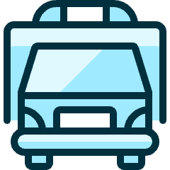 Public Service Ambulance Icon from Ultimate Duotone Set