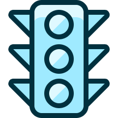 Road Traffic Lights Icon from Ultimate Duotone Set