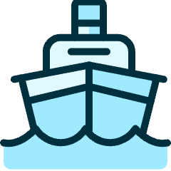 Sea Transport Boat Icon from Ultimate Duotone Set