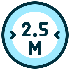 Road Sign 2.5m Wide Icon from Ultimate Duotone Set