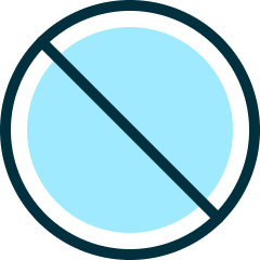 Road Sign Banned Icon from Ultimate Duotone Set