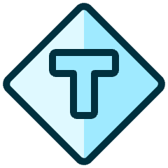 Road Sign Deadend 1 Icon from Ultimate Duotone Set