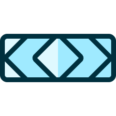 Road Sign Obstruction Horizontal Icon from Ultimate Duotone Set