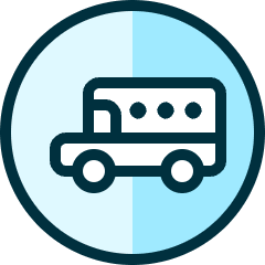 Road Sign School Bus Icon from Ultimate Duotone Set