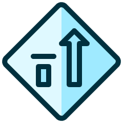 Road Sign Traffic Priority Right Icon from Ultimate Duotone Set