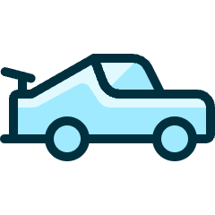 Sports Car Icon from Ultimate Duotone Set