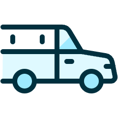 Taxi Van Icon from Ultimate Duotone Set