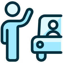 Taxi Wave Icon from Ultimate Duotone Set
