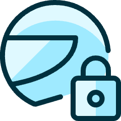 Tool Helmet Lock Icon from Ultimate Duotone Set