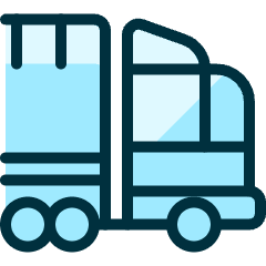 Truck Cargo 1 Icon from Ultimate Duotone Set