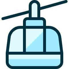 Cable Car 1 Icon from Ultimate Duotone Set