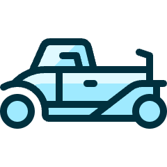Vintage Car 2 Icon from Ultimate Duotone Set