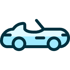 Vintage Car Convertible Icon from Ultimate Duotone Set