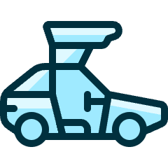 Vintage Car Luggage Icon from Ultimate Duotone Set