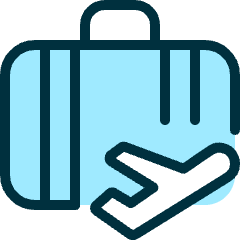 Baggage Plane Icon from Ultimate Duotone Set