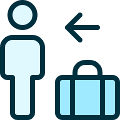 Baggage Take Icon from Ultimate Duotone Set