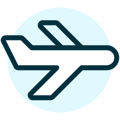 Plane 1 Icon from Ultimate Duotone Set